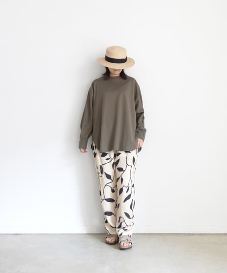 i c h i  251061 Cotton Dolman Sleeve Loose Pullover / 2 COLORS
