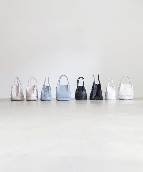 KYUCA  KY0345  Leather Small Basket / 4 COLORS ( size S )