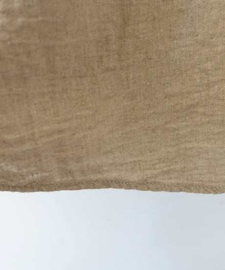 ichiAntiquités 1000901 Linen Cotton Yoke Gather Blouse / 3 COLORS