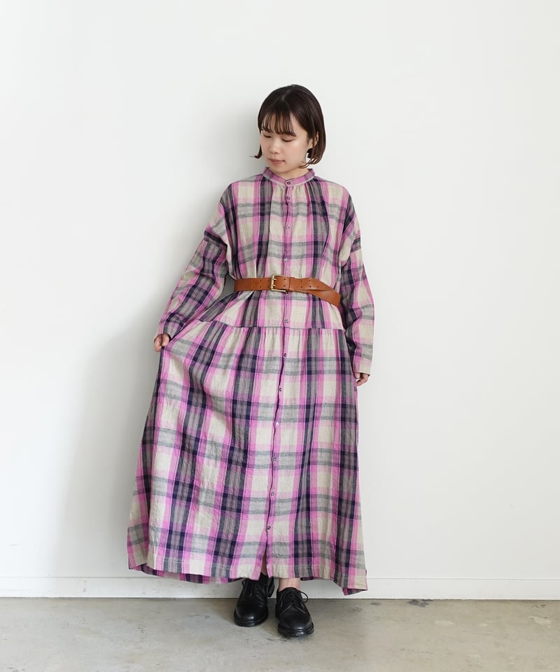 ワンピース Checked Shirt Mini Dress sizzle check shirt dress | COCOON