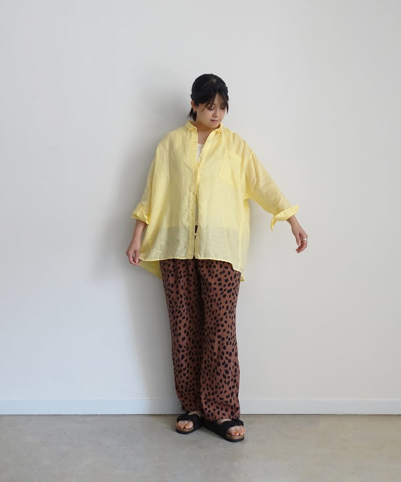 i c h i 251209 Relax Linen Shirt / 5 COLORS : W