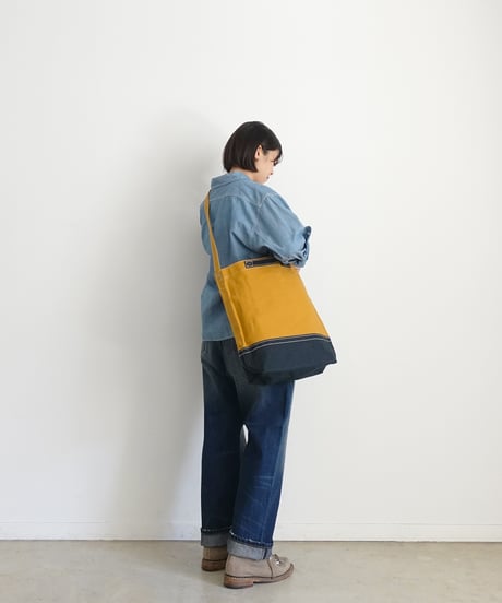 LOITER  L006  Canvas Medium Shoulder Bag / 3 COLORS ( size M )