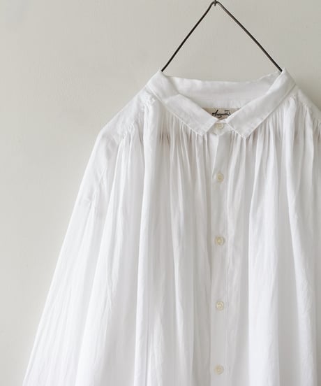 ichiAntiquités  900937  KHADI Cotton Gather Shirt / 2 COLORS