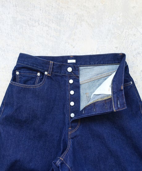 i c h i  211031-1  DENIM Loose 5 Pocket Pants / B : INDIGO DARK
