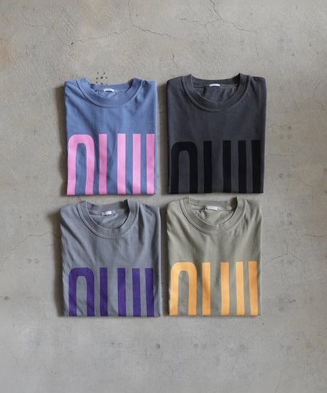 i c h i  260151 "OUI / NON" Pigment Over T Shirt / 4 COLORS