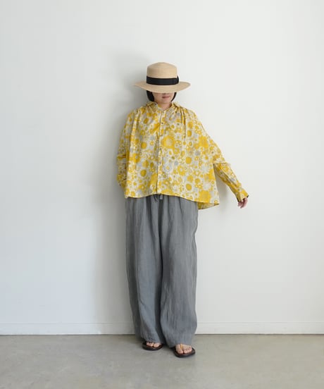 ichiAntiquités 1001109 LIBERTY Cotton Flower Shirt / 2 COLORS