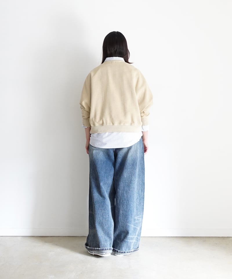 i c h i 230430 DENIM Wide Pants / A : LIGHT・2