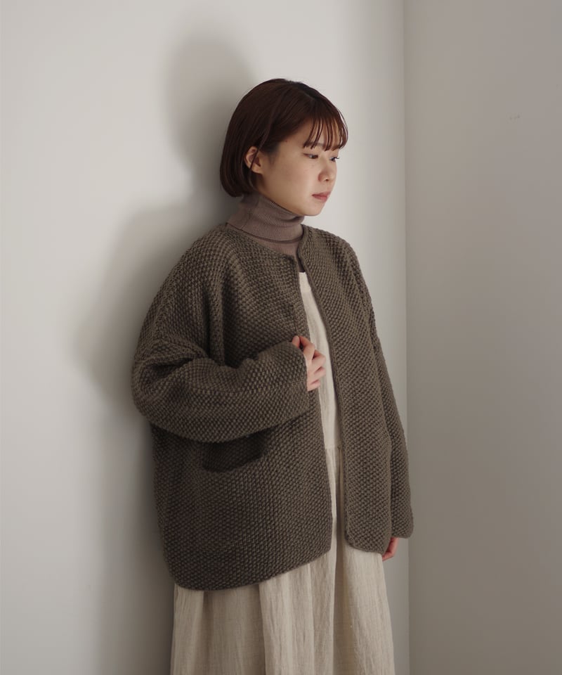 Harapos Reales カーディガン MORE SALE】Harapos Reales （ハラポスレアレス） Crew Neck Cardigan