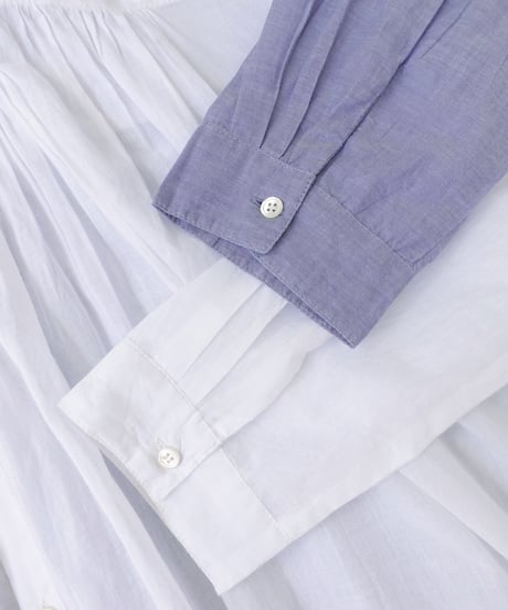 ichiAntiquités  900937  KHADI Cotton Gather Shirt / 2 COLORS