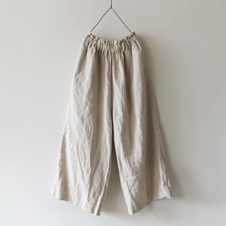 ichiAntiquités 801134  Vintage Linen Relax Pants / B : NATURAL