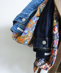 i c h i  211031-1  DENIM Loose 5 Pocket Pants / B : INDIGO DARK