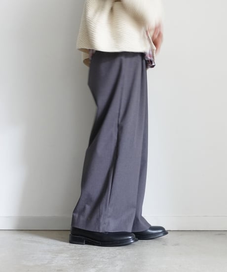 i c h i  250432 Frill Tuck Pants / 2 COLORS