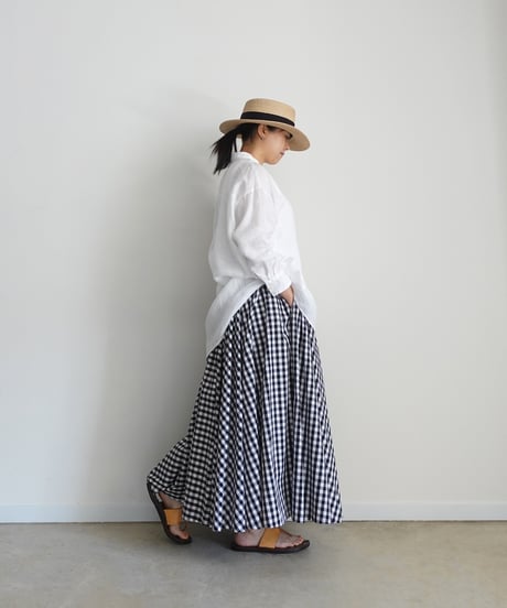 i c h i 251209 Relax Linen Shirt / 5 COLORS : WHITE・YELLOW・PINK