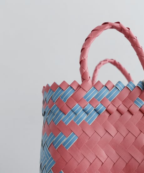 KYUCA  KY0343  Mix Color Plastic Marché Basket / 4 COLORS ( size XS )