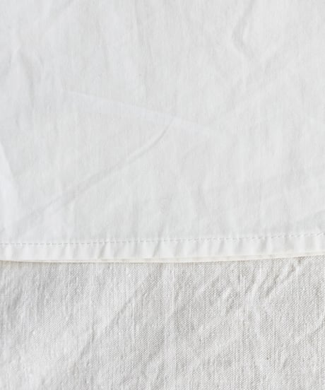 i c h i 250607 Pin Tuck Cotton Shirt / 3 COLORS
