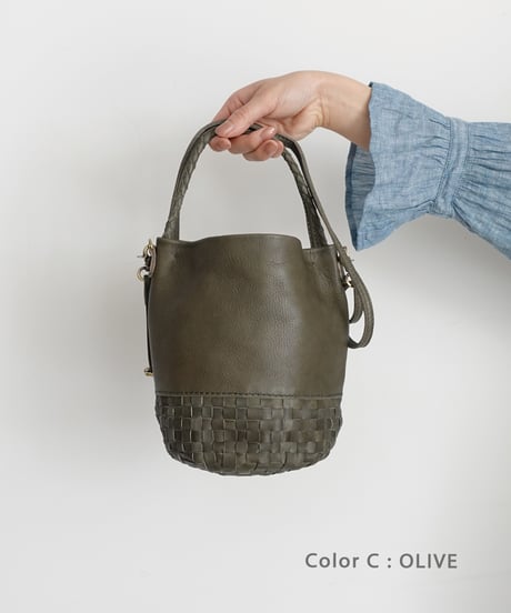 KYUCA  KY0350 Leather Shoulder 2way Bag  / 3 COLORS