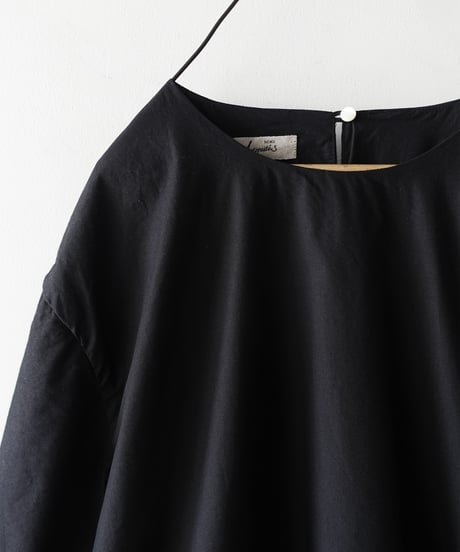 ichiAntiquités 1100316 Cotton Typewriter Gather Dress / 2 COLORS
