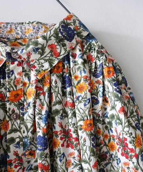 ichiAntiquités 1001109 LIBERTY Cotton Flower Shirt / 2 COLORS