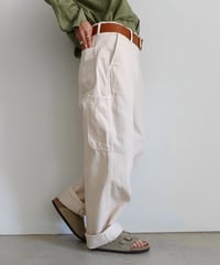 ichiAntiquités 900934 Cotton Herringbone Work Pants / 2 COLORS