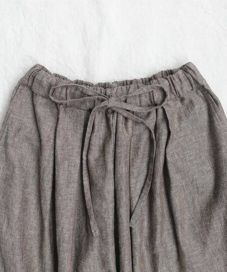 i c h i 251041 Linen Cotton Herringbone Relax Pants / 2 COLORS