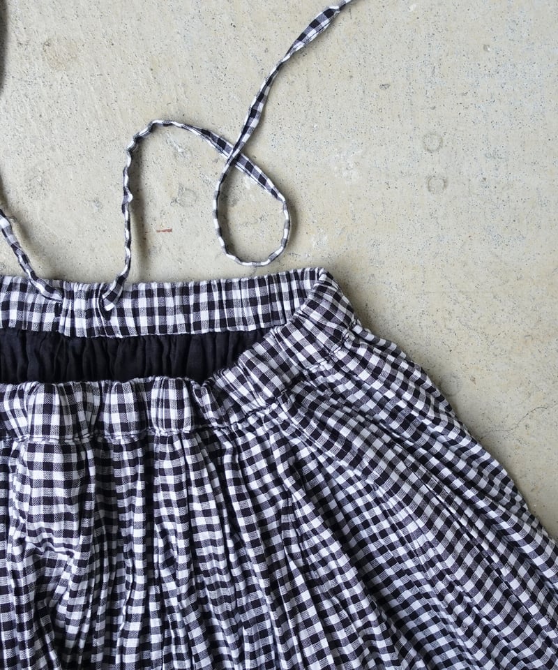 i c h i 221223 Cotton Voile Crinkle Skirt /