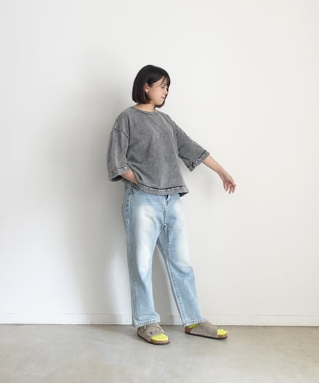 i c h i  241141 Heavy Cotton Wide Pullover / 2 COLORS