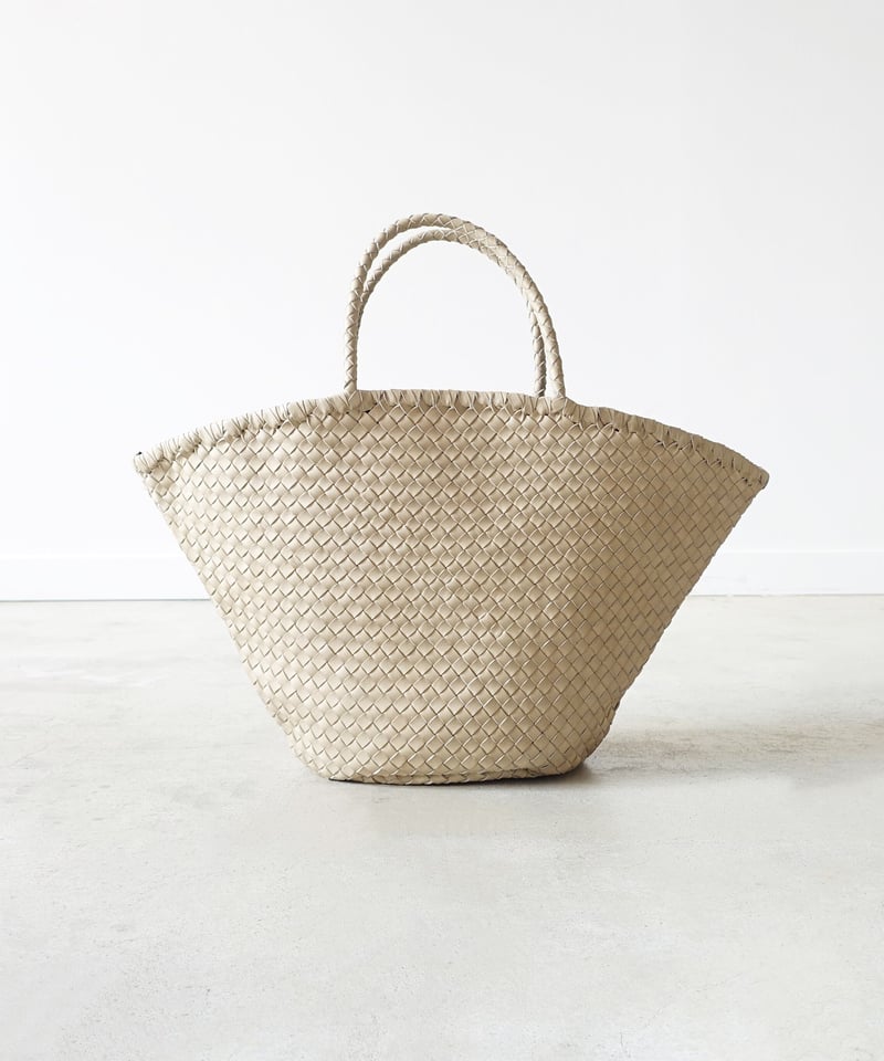 皮編みトートバッグ KYUCA KY0326 Soft Leather Mesh Marché Tote /