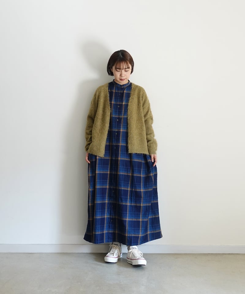 i c h i 250553 Shaggy Knit Cardigan / 2 COLOR