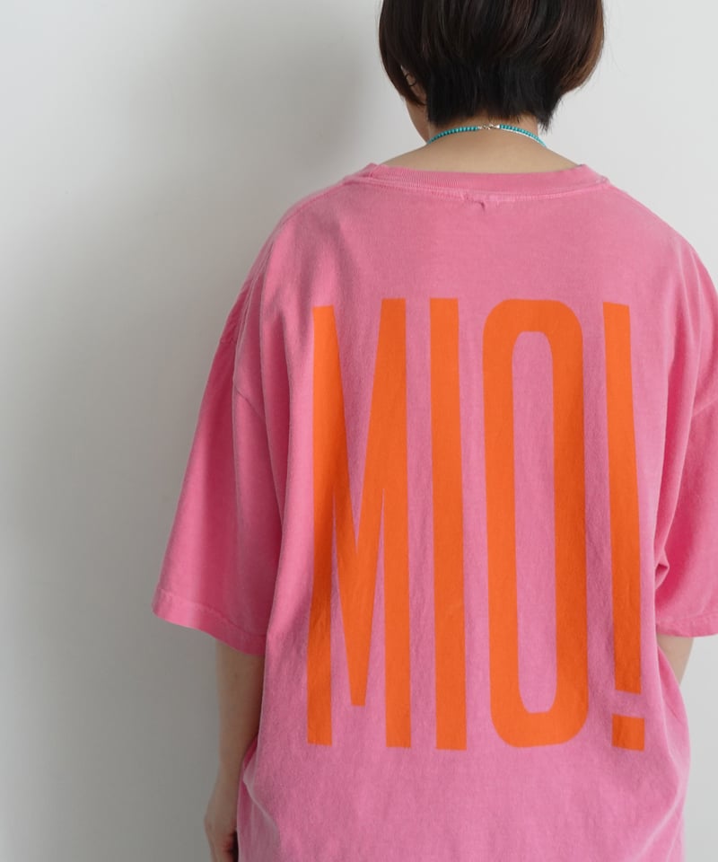 ichi ピグメントダイTシャツ AMORE/MIO! ichi｜ピグメントダイTシャツ AMORE/MIO! トップス カットソー