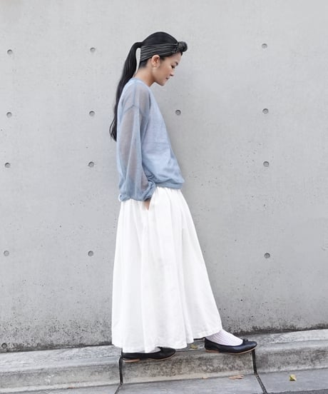 i c h i  240758 Sheer Knit Pullover / 3 COLORS