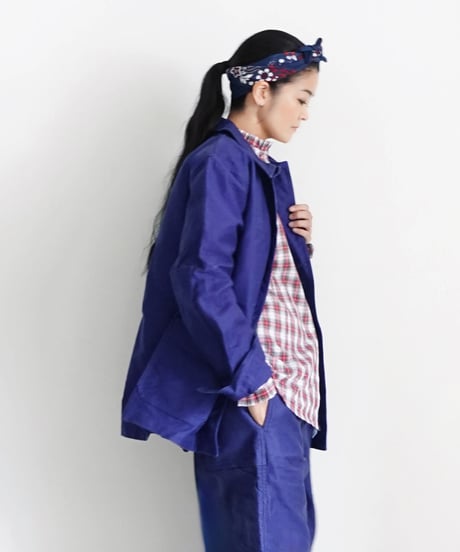 "LE TRAVAILLEUR GALLICE×Antiquités" MJ003 : French Moleskin Work Jacket "LA VESTE"