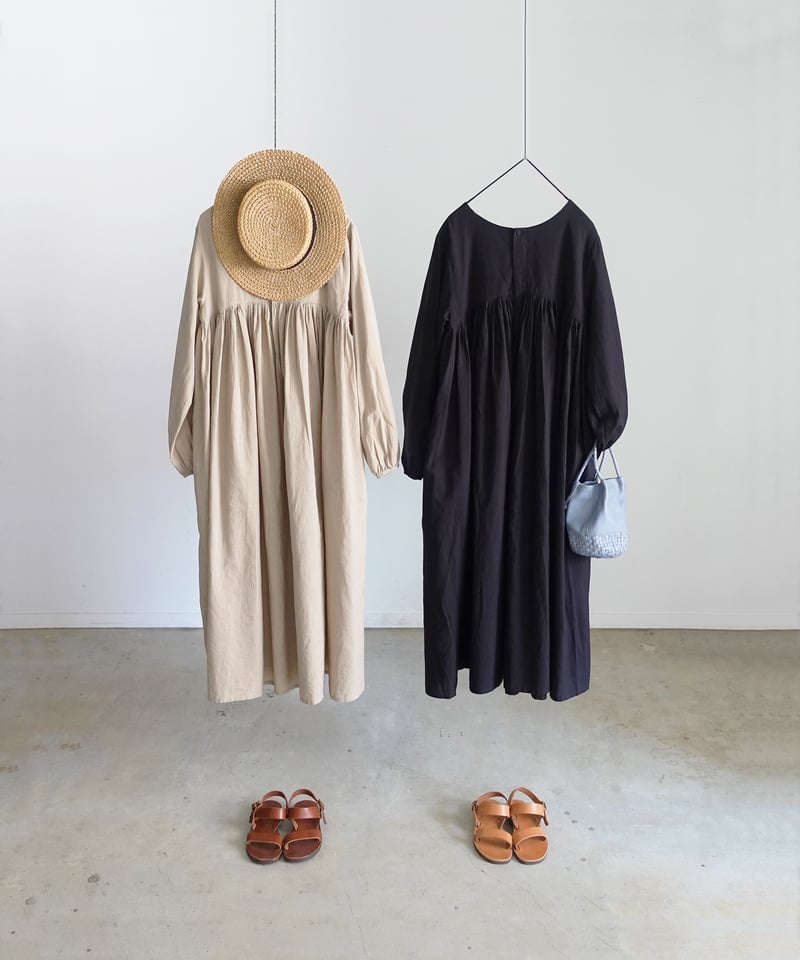 i c h i 241018 Cotton Linen 2way Dress / 2 COLO