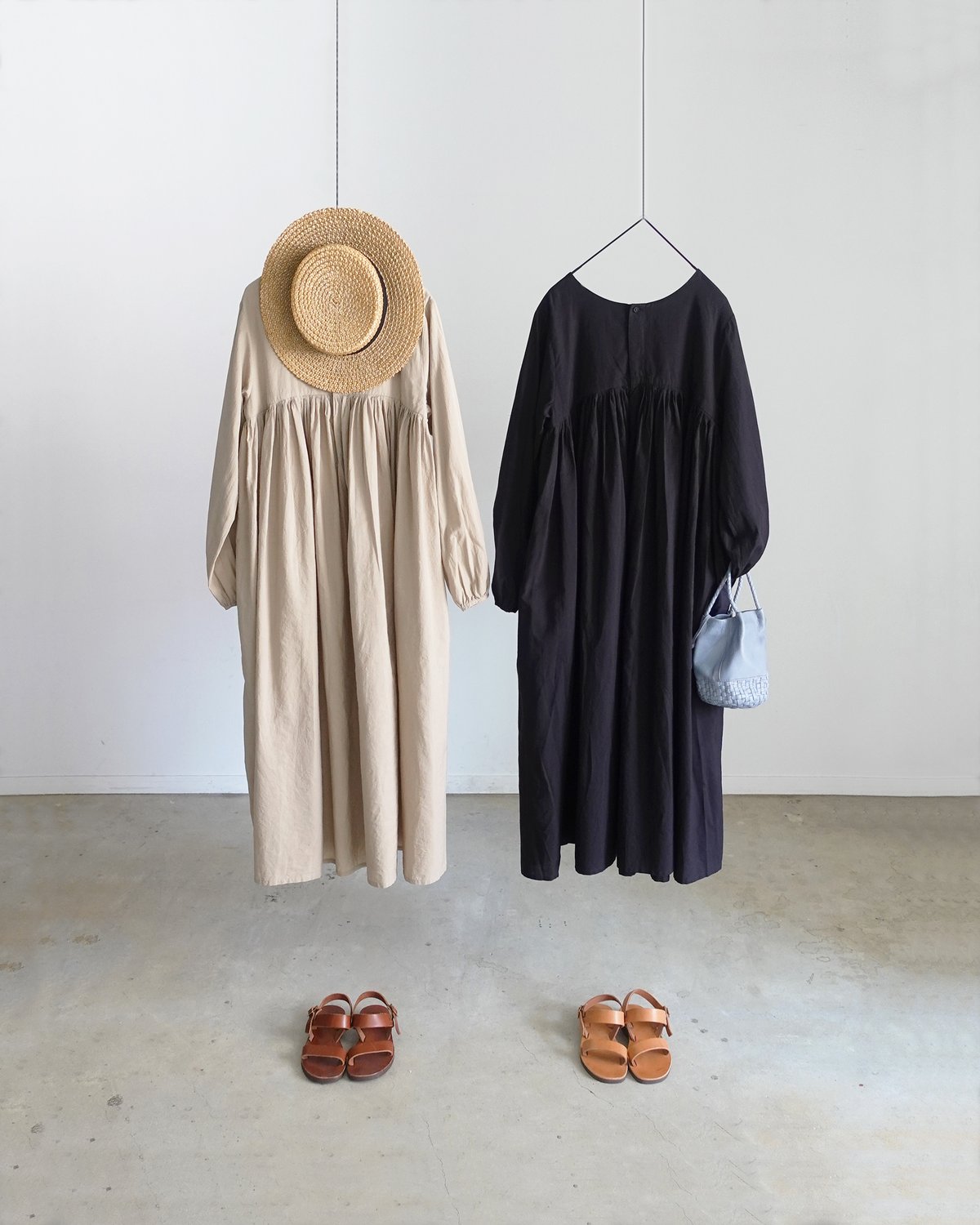 ワンピース i c h i 241018 Cotton Linen 2way Dress i c h i 241018 Cotton Linen 2way Dress / 2 COLO