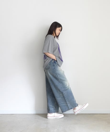 i c h i  260151 "OUI / NON" Pigment Over T Shirt / 4 COLORS