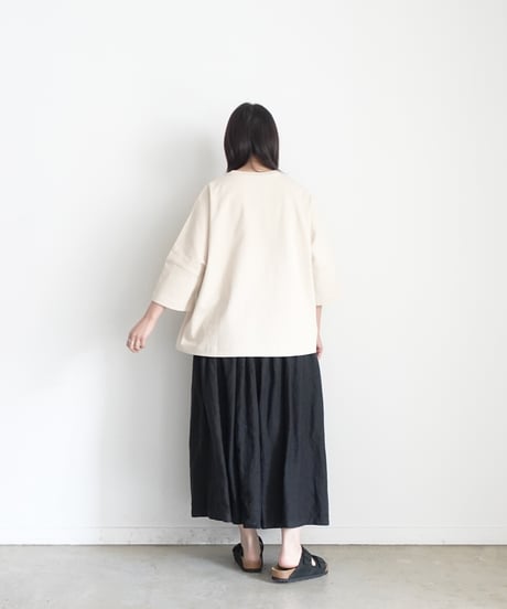 i c h i  231057  Heavy Cotton Wide Pullover / 2 COLORS