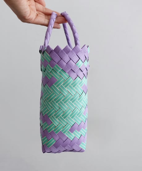 KYUCA  KY0343  Mix Color Plastic Marché Basket / 4 COLORS ( size XS )