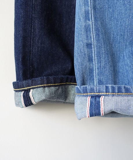 i c h i  211031-1  DENIM Loose 5 Pocket Pants / A : INDIGO LIGHT