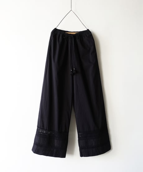 ichiAntiquités 1100936 INDIA Cotton Lace Pants  / 2 COLORS