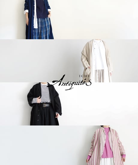ichiAntiquités 1000963 Long Sleeve Cotton Pullover / 4 COLORS