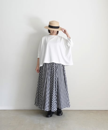 i c h i  241242  Cotton Rib Wide T-Shirt / 4 COLORS