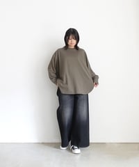 i c h i  251061 Cotton Dolman Sleeve Loose Pullover / 2 COLORS