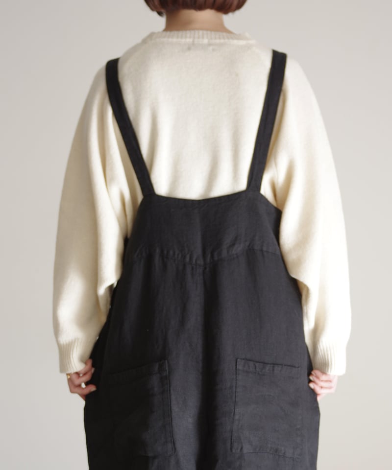 ☆Eaphi linen like fringe salopette☆ブラック OUTLET】BILLABONG レディース SALOPETTE ロングパンツ 【2025年春夏