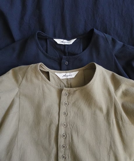 ichi Antiquités 1101105 Cotton Linen Atelier Dress / 2 COLORS