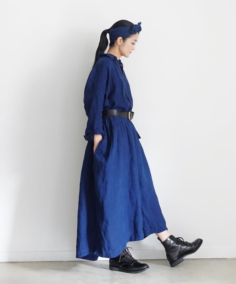 ONLINE LIMITED】ichiAntiquités 1000630 INDIGO L ONLINE LIMITED】ichiAntiquités 1000630 INDIGO L
