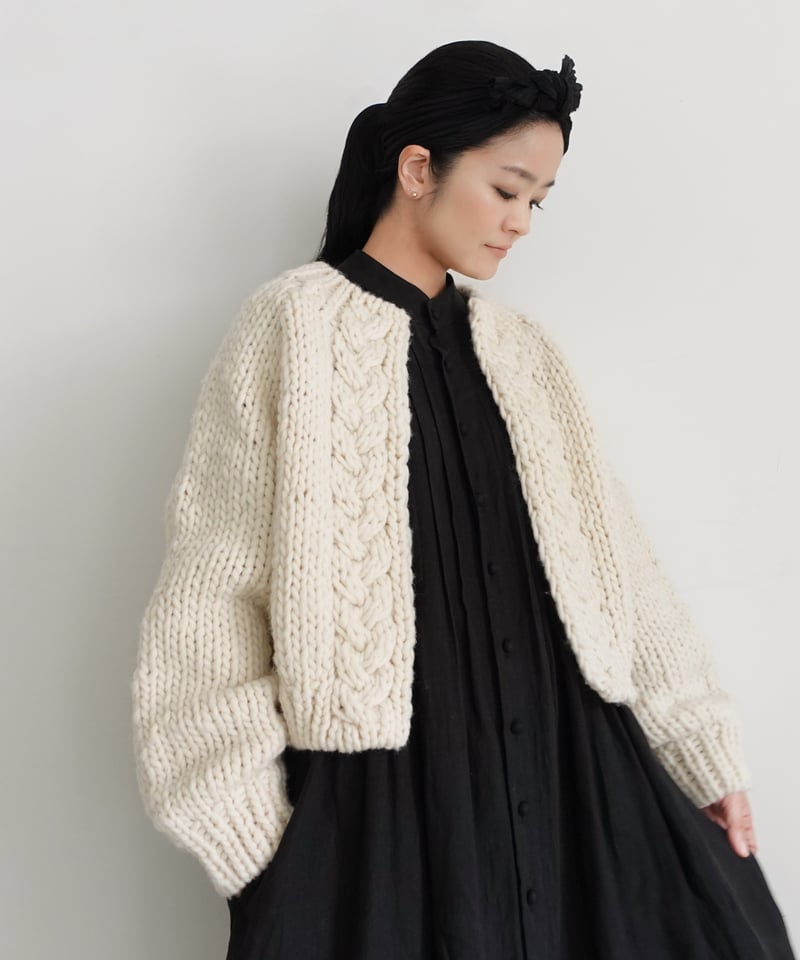 極美品★45R コットンカーディガン ギマ908KNITTY CARDIGAN 極美品☆45R コットンカーディガン ギマ908KNITTY CARDIGAN 極美品