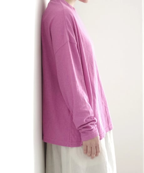 ichiAntiquités 1000963 Long Sleeve Cotton Pullover / 4 COLORS