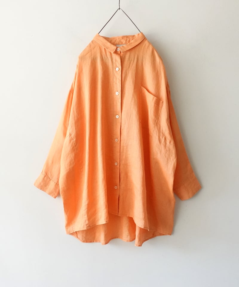 i c h i 251209 Relax Linen Shirt / 5 COLORS : O