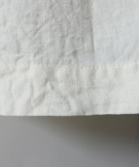 ichiAntiquités 1100929  Linen Frill Blouse / 3 COLORS
