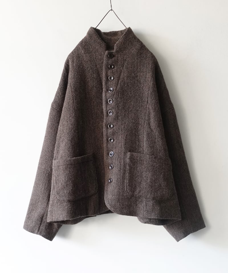 ichiAntiquités 1100319 Wool Herringbone Over J