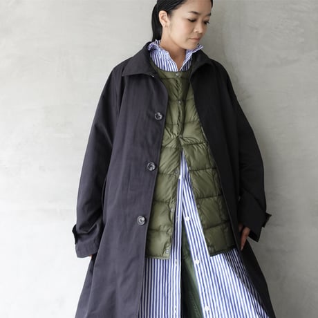 【 LIMITED COLLAB 】"i c h i × TAION" 230532 Over Coat + Inner Down Vest  / 2 COLORS
